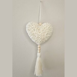 Accroche coeur ivoire