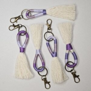Porte-clés tissé main